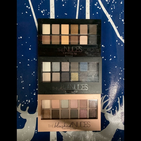 Maybelline Other - Maybelline "NUDES" Eyeshadow Palettes Brush Incl.